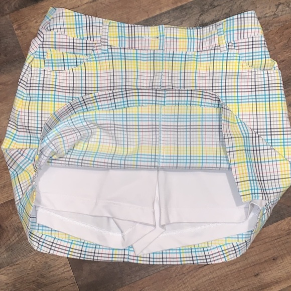 Slazenger bright plaid golf skort size 4 - Picture 3 of 4